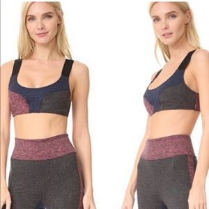 Free people // colorblock Dylan sports bra
